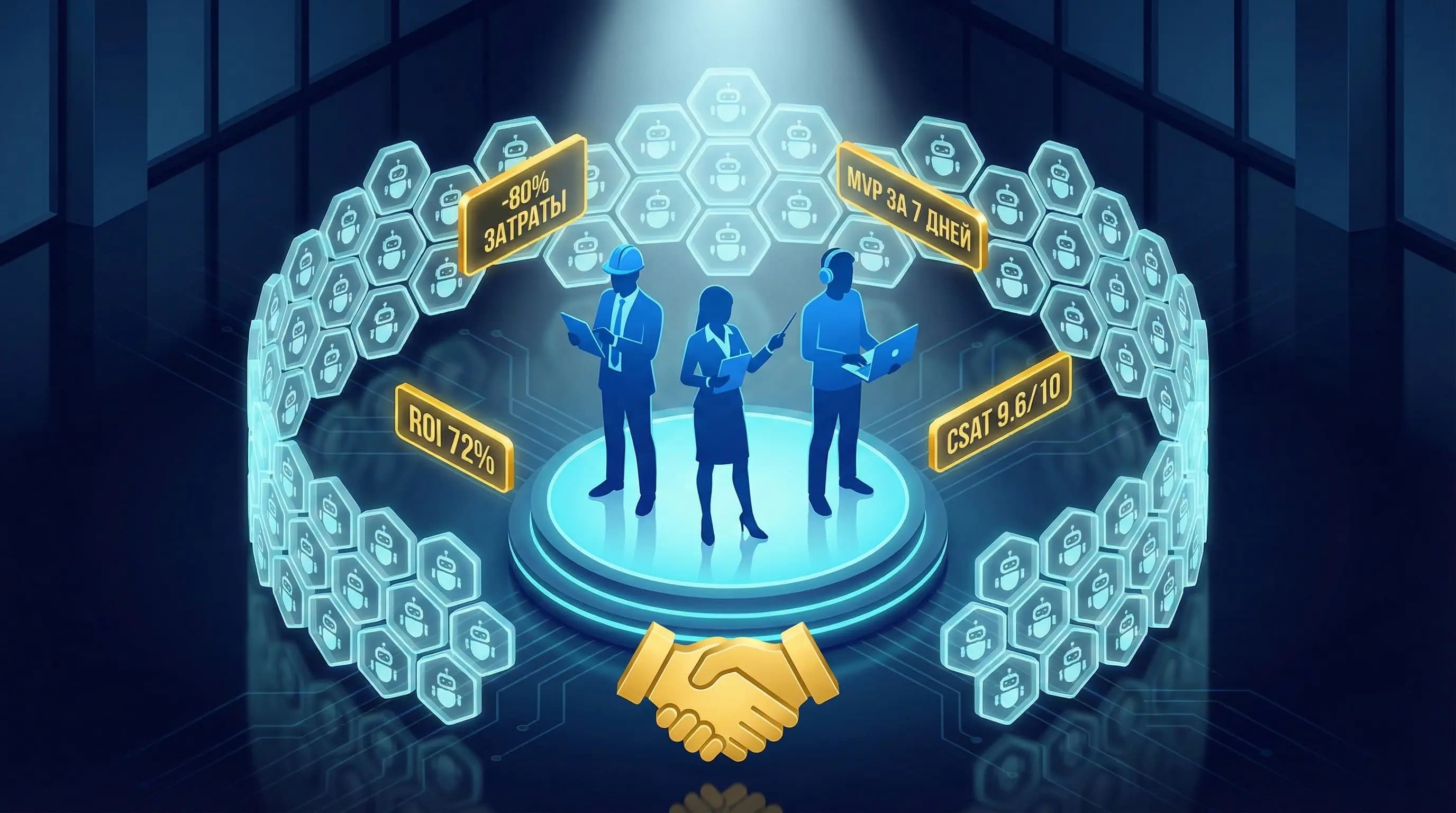 Проверенная система: MVP за 7 дней до договора. Результат не устроит — вернём...